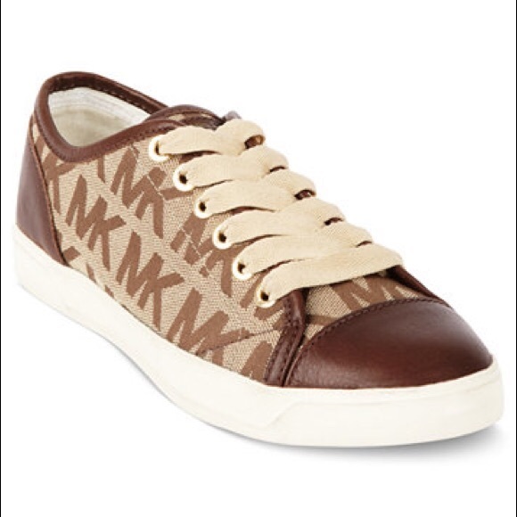 mk logo sneakers